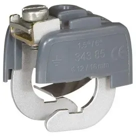 Legrand 034385 Potentialausgleichs-Klammer, Rohrdurchmesser 12 -16mm, für Stahl und Kupferrohre 1