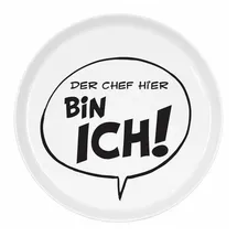 KONITZ Teller Coup Ø 20 cm Der Chef Hier Bin ich!