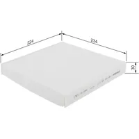 Bosch Filter, Innenraumluft 1 987 432 166