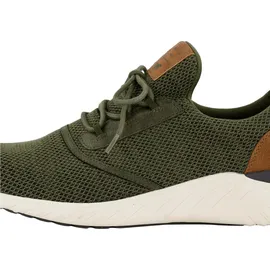 Mustang Schnuerhalbschuh für Herren, grün, Größe 50 EU