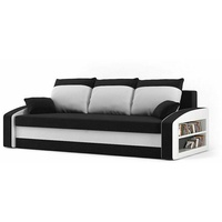 Couch HEWLET MIT REGAL mit Schlaffunktion BEST Couch mit Bettkasten!