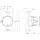 Grundfos Hocheffizienz-Umwälzpumpe ALPHA1 GO 25-40 180mm