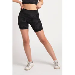 Mittellange Short Fitness - Damen - Camo XS