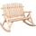 vidaXL Garten-Schaukelbank 123 x 96 x 102 cm Beige