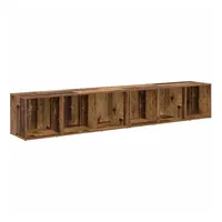 VidaXL TV-Schrank-Set 2 pcs Altholz Holzwerkstoff