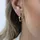 Fascination by Ellen K. Creolen 375 Gelbgold bicolor mehrfarbig one-size