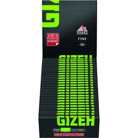 Gizeh Fine Papers – Dünne Blättchen zum Selbstdrehen – Blättchen mit Cut Corners - 25er Pack á 50 Premium Paper (18.5 g/m2)