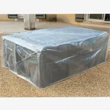 WERKA PRO Tischhülle 250 x 150 x 80 cm Transparent