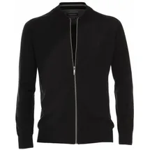 CASA MODA Strickjacke Basic in Schwarz XXL