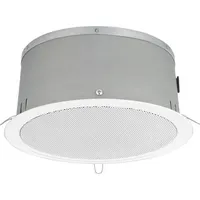 Monacor EDL-250C/WS ELA-Einbaulautsprecher 12W 100V Weiss 1St. (1 Stk.),