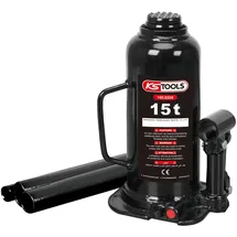KS Tools 160.0356 Hydraulischer Flaschenwagenheber, 15 t