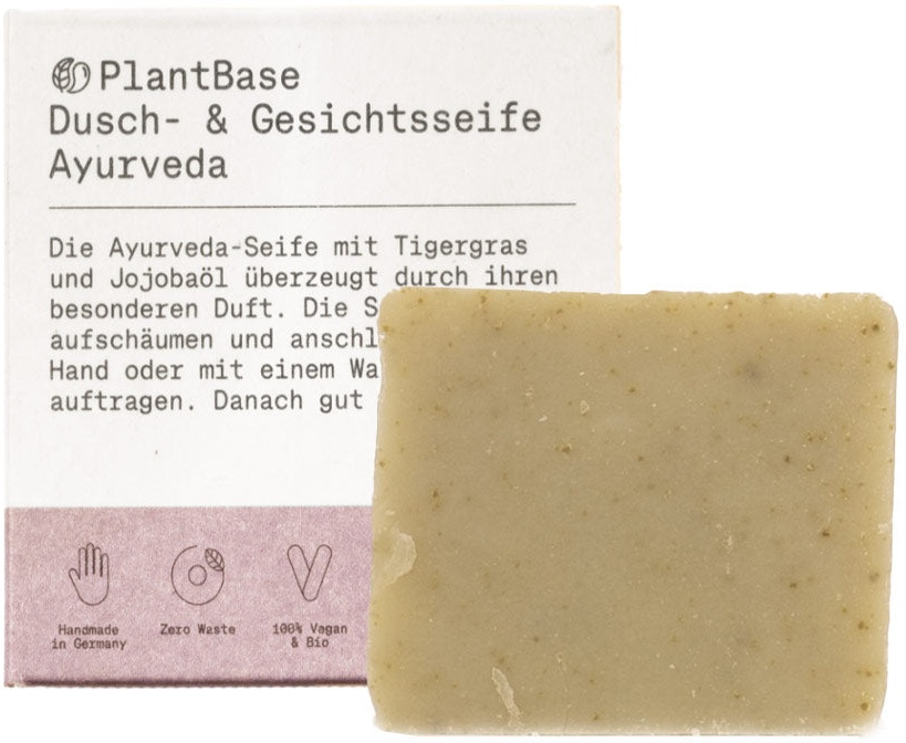 PlantBase Dusch- & Gesichtsseife Ayurveda 100g