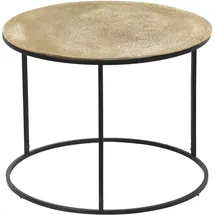 Mirrors and More PADMA Goldgelb Schwarz Metall 60 x 46 cm