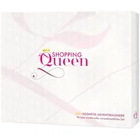 Shopping Queen Weiss - Kosmetik-Adventskalender, 24 Beauty- und Make-Up Überraschungen, Highlights für Augen, Lippen und Gesicht, tolle Geschenk-Idee für Mädchen und Frauen