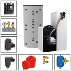 Pellmax UB Pelletkessel VikingBIO 18,4 kW Set HSK-SLS-800 Holzheizungen Heizung