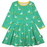 Toby Tiger Kleid in Grün/ Gelb/ Weiß | Gr.: 122