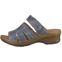 Josef Seibel Catalonia 49 Damen Pantoletten 49,Weite G (Normal),Mules,Gartenschuhe,Sommerschuhe,sommerclogs,Sandalen,Women's,blau,37 EU / Blau - 37