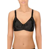 NATURANA BH, Heritage Minimizer Soft Bra Floral Schwarz Polyamid