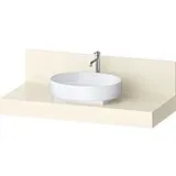 Duravit Balcoon Konsole BA90580IDID0000 120 x 55 x 37 cm, 1 Ausschnitt, Becken Mitte, Elfenbein