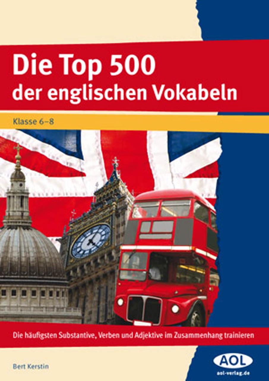 Die Top 500 Der Englischen Vokabeln - Bert Kerstin  Geheftet