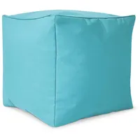 Green Bean Sitzsack-Hocker, Türkis, Textil, Füllung: Styroporkugeln, Oval, 40x40x40 cm, Hergestellt in Deutschland, Wohnzimmer, Hocker, Sitzsäcke, XXL Sitzsäcke
