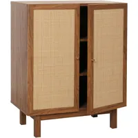 Mendler Highboard HWC-M51, Kommode Schrank Sideboard, Staufächer, Massiv-Holz Mango