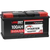 Langzeit Starterbatterie Autobatterie 12V 100AH statt 88Ah 90Ah 92Ah 95Ah