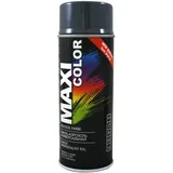 Maxi Color NEW QUALITY Sprühlack Lackspray Glanz 400ml Universelle spray Nitro-zellulose Farbe Sprühlack schnell trocknender Sprühfarbe (RAL 7016 anthrazitgrau/anthrazit glänzend)