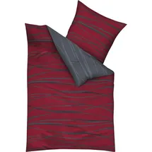 KAEPPEL Motion Mako-Satin rubin 155 x 220 cm + 80 x 80 cm