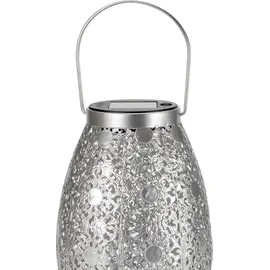 Pauleen Laterne Metall Ø 18,2 cm x 18,2 cm x 27,5 cm 1 Stk. Silber