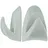 Maul Magnethaken grau, Metall 3,4 x 2,4 cm, 2 St.