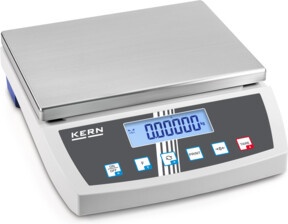 Kern Tischwaage FKB 65K1+C kalibriert, Wägebereich 65 kg, Ablesbarkeit 1 g