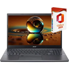 Acer A17-51, Core 7, 64GB DDR4-RAM, 4000GB SSD, Windows 11 Pro + MS Office 2024 Pro, (17.3"), Beleuchtete Tastatur, Nvidia GeForce RTX 2050 - Grau
