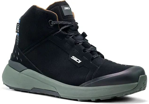 Sidi Nucleus Suede, chaussures imperméables - Noir/Vert - 45 EU