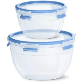 Emsa Frischhaltedose rund blau 2,6 l 2-tlg.