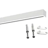 deco-raum Gardinenschiene auf Maß 1-lauf Square 250cm