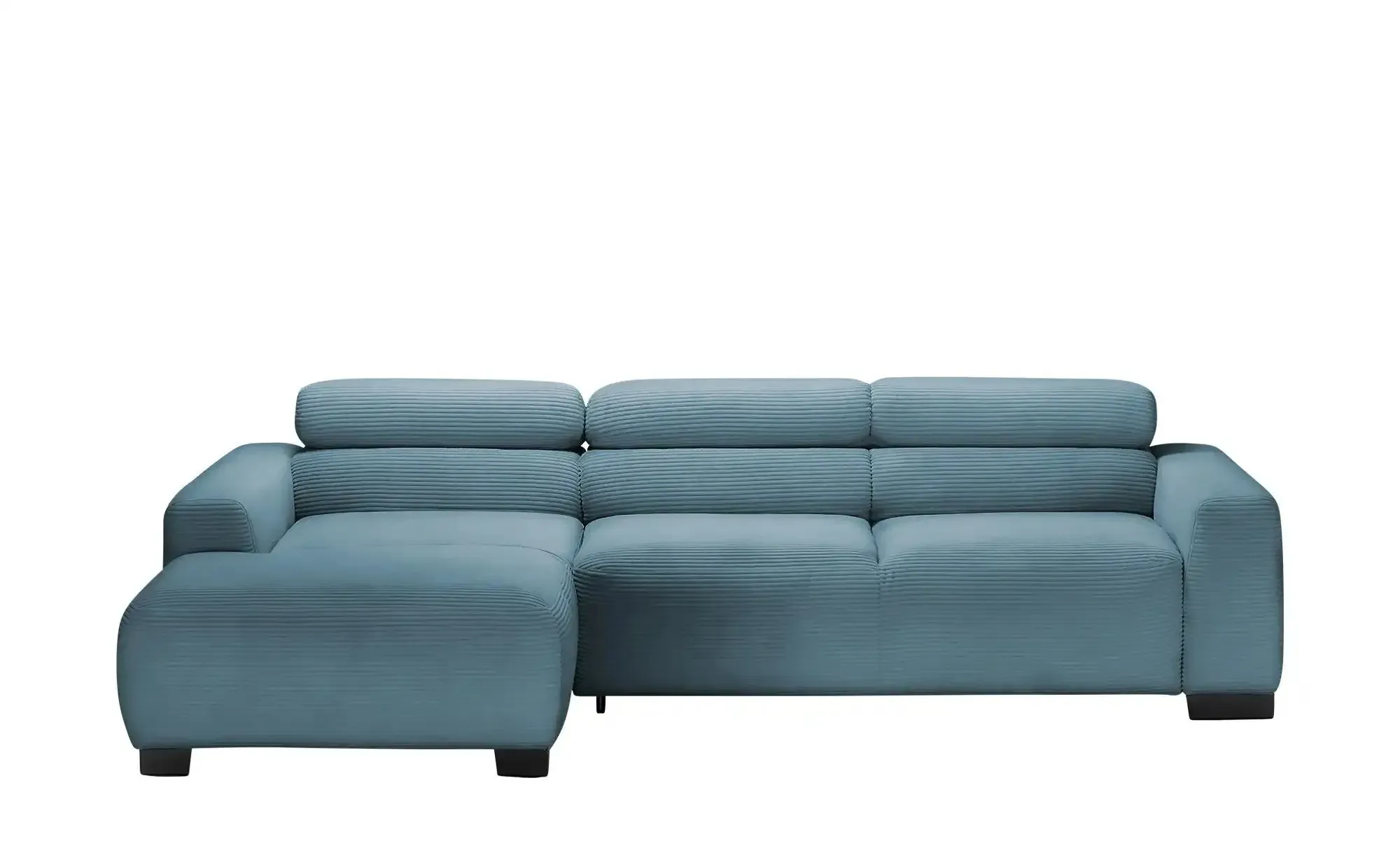 Jette Home Ecksofa   Flirt , blau , Maße (cm): B: 258 H: 84 T: 179