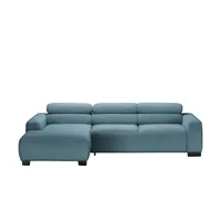 Jette Home Ecksofa   Flirt , blau , Maße (cm): B: 258 H: 84 T: 179