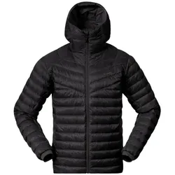 Bergans Winter-Daunenjacke Rabot Light Down Hood (leicht, warm) schwarz Herren