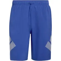 adidas Badeshorts Big Bars Semi Lucid Blue/White S