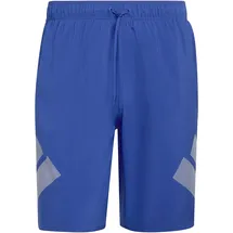 adidas Badeshorts Big Bars Semi Lucid Blue/White S