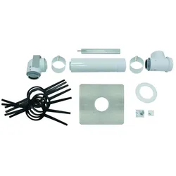 Vaillant Basis-Anschluss-Set f. konz. Abgasl. PP 80/125mm im Schacht 303220