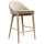 miliboo Skandinavische Barhocker Stoff beige 2er-Pack