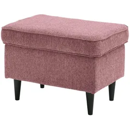 Sconto Hocker Oskar Textil 63 x 43 x 42 cm Grau