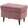 Sconto Hocker Oskar Textil 63 x 43 x 42 cm Grau