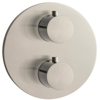 Herzbach Design iX Thermostat round Unterputz für 2 Verbraucher, 17.503050.1.09