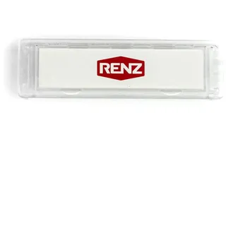 RENZ Namensschild 92 glasklar 75x22mm RENZ Nummer 97-9-82016
