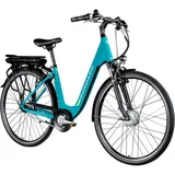 Zündapp Z600 City E Bike Damen 28 Zoll Elektrofahrrad 7 Gang Nabenschaltung 150 - 165 cm Elektro Damenfahrrad - Türkis