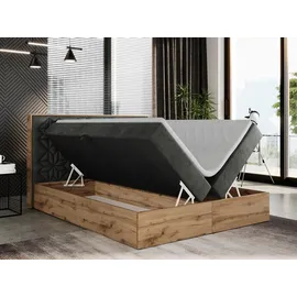 MKS Nessi 180 x 200 cm H4 Dunkelgrau