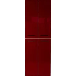 Hochschrank MARLIN "3040", rot, B:60cm H:178,7cm T:34,8cm, MDF, Schränke, Bad-Hochschrank, Breite 60 cm